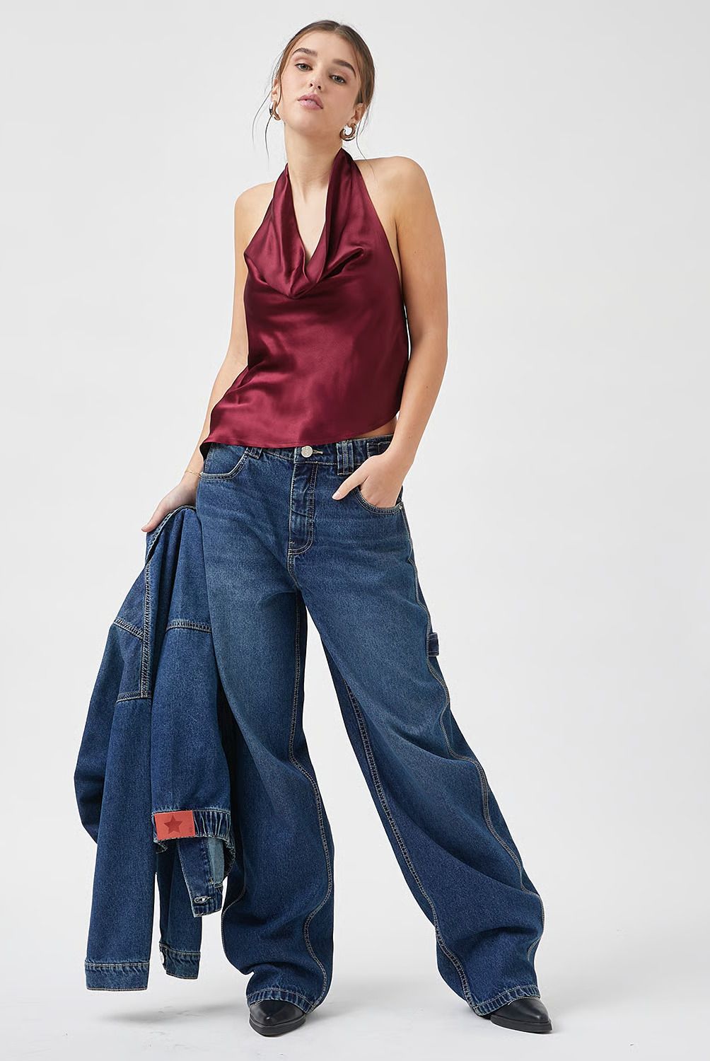 FALABELLA - Jeans Balloon Tiro Medio x Paula Fernandez