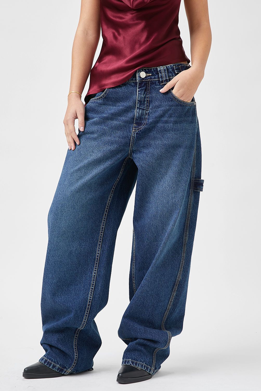 FALABELLA - Jeans Balloon Tiro Medio x Paula Fernandez