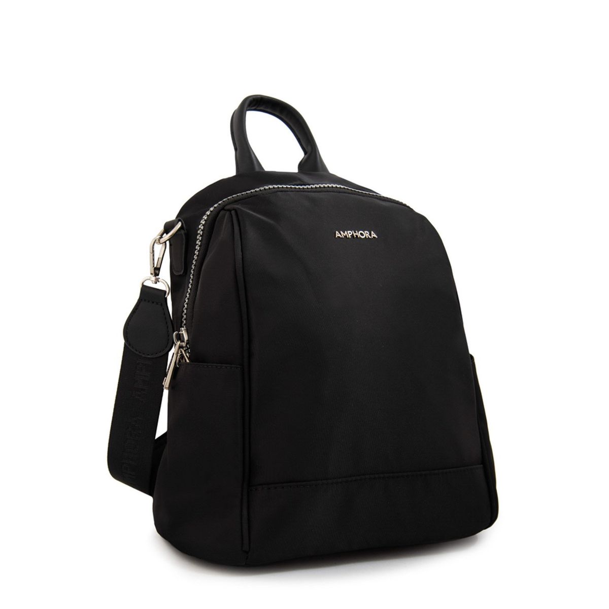 AMPHORA - Mochila Mediana Magna Negro Amphora