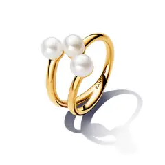 PANDORA - Anillo Abierto Perla Cultivada Mujer
