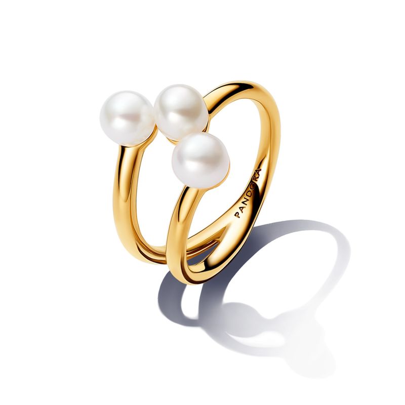PANDORA - Anillo Abierto Perla Cultivada Mujer Pandora