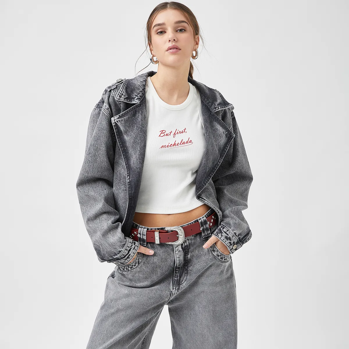 FALABELLA - Chaqueta Jeans x Paula Fernandez