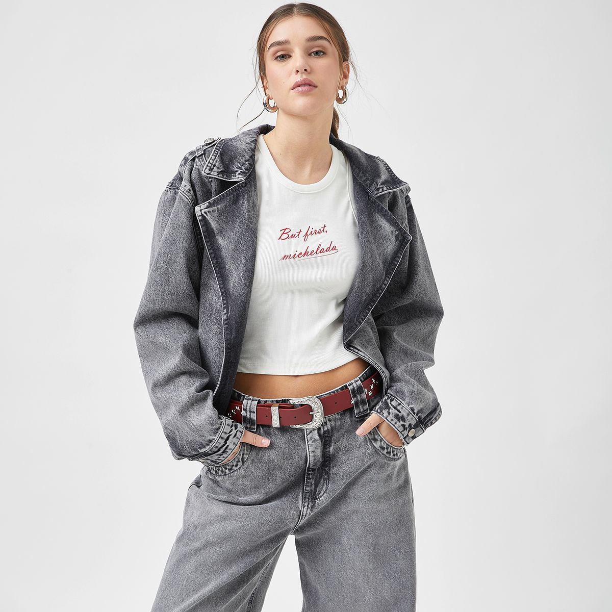 FALABELLA - Chaqueta Jeans x Paula Fernandez