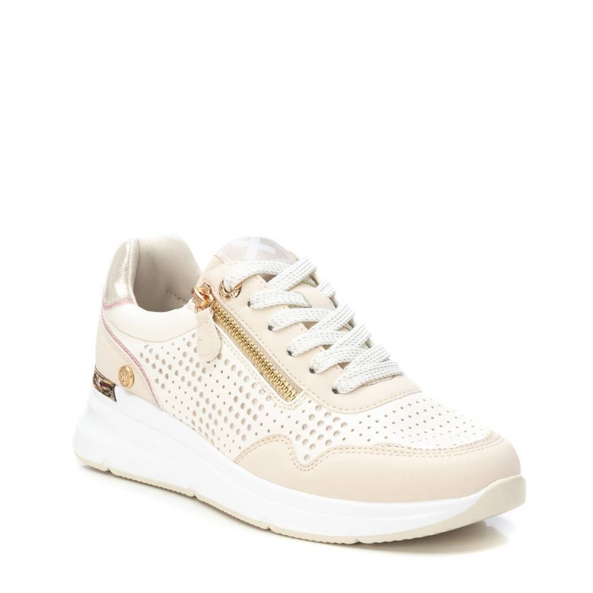 XTI - Zapatilla Urbana Mujer Beige Xti