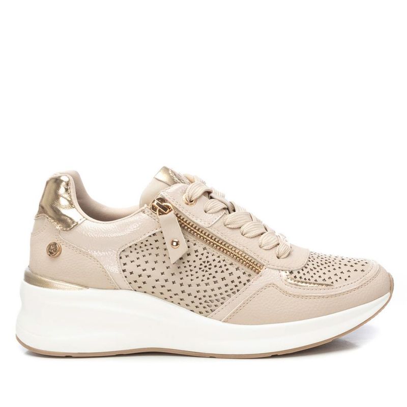 XTI - Zapatilla Urbana Mujer Beige Xti