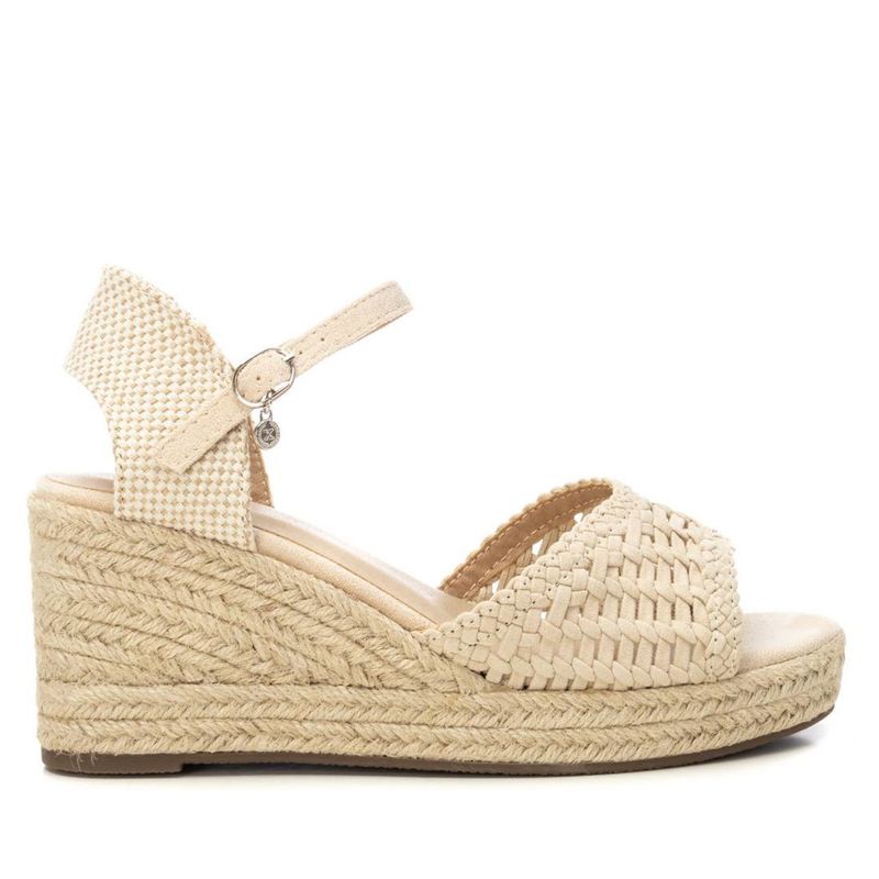XTI - Sandalia Mujer Beige Xti