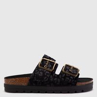 Sandalia Mujer Negro