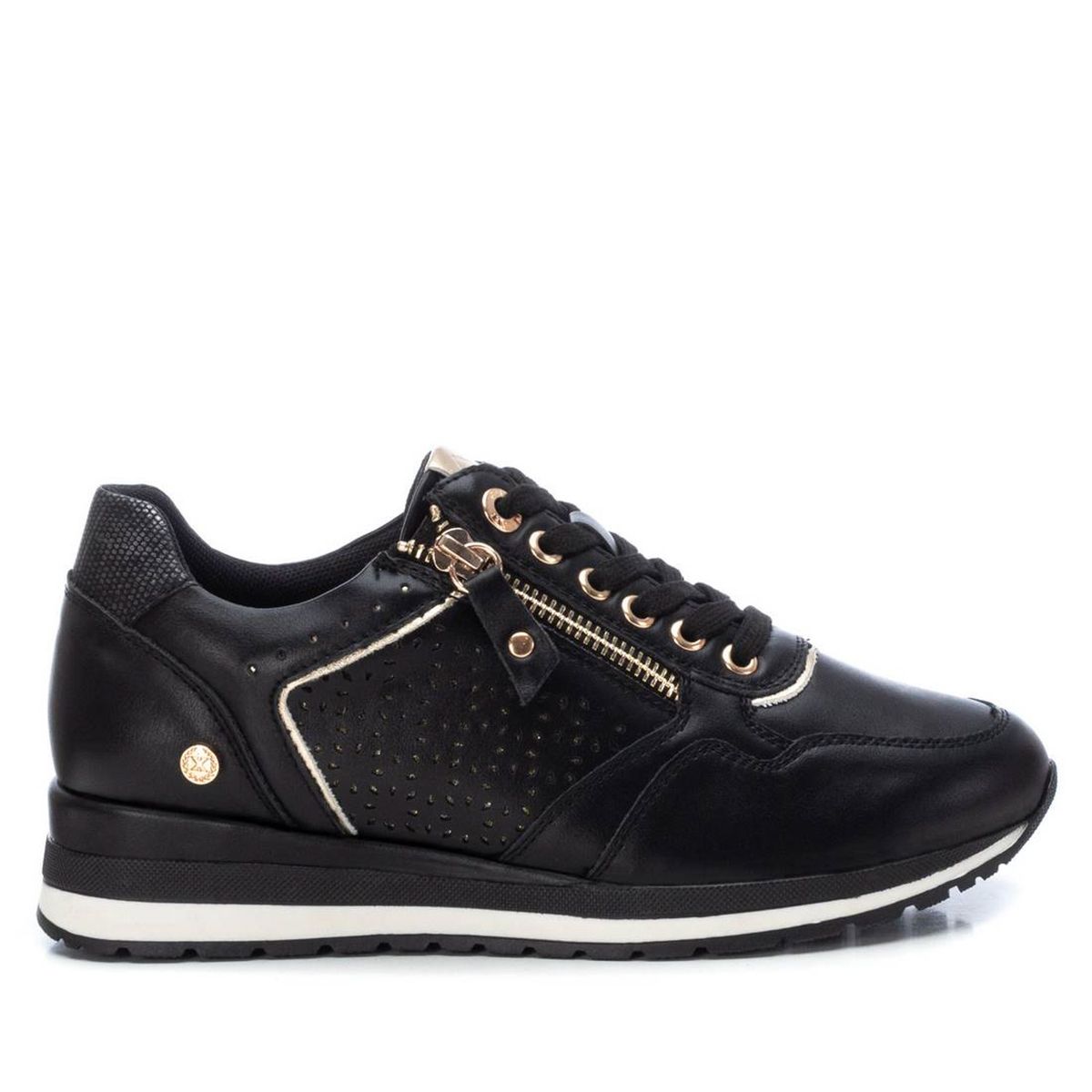 XTI - Zapatilla Urbana Mujer Negro Xti
