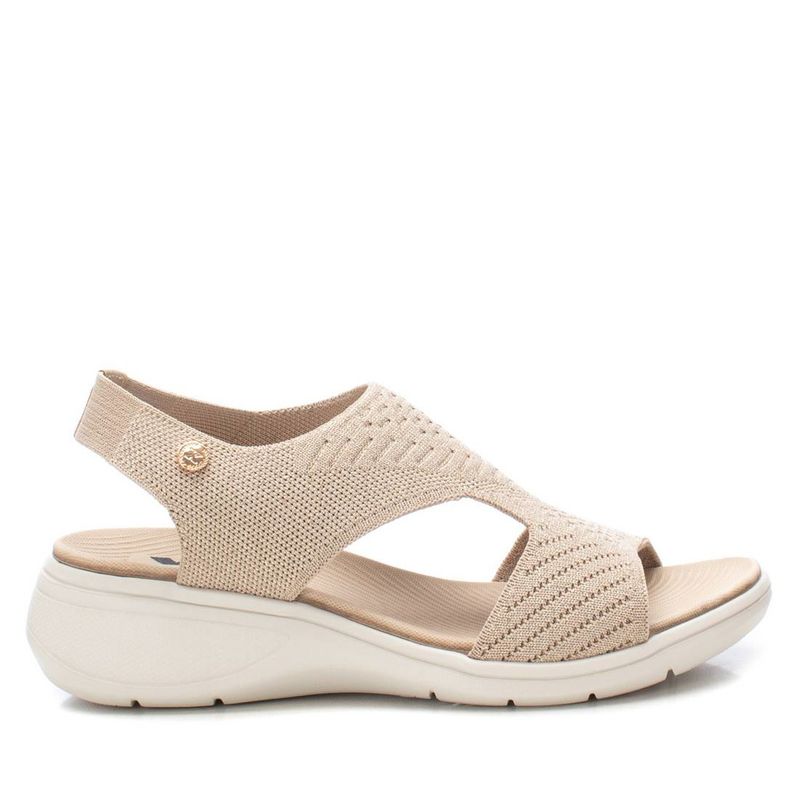 XTI - Sandalia Mujer Beige Xti