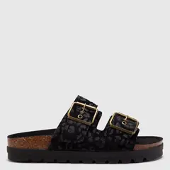 XTI - Sandalia Mujer Negro