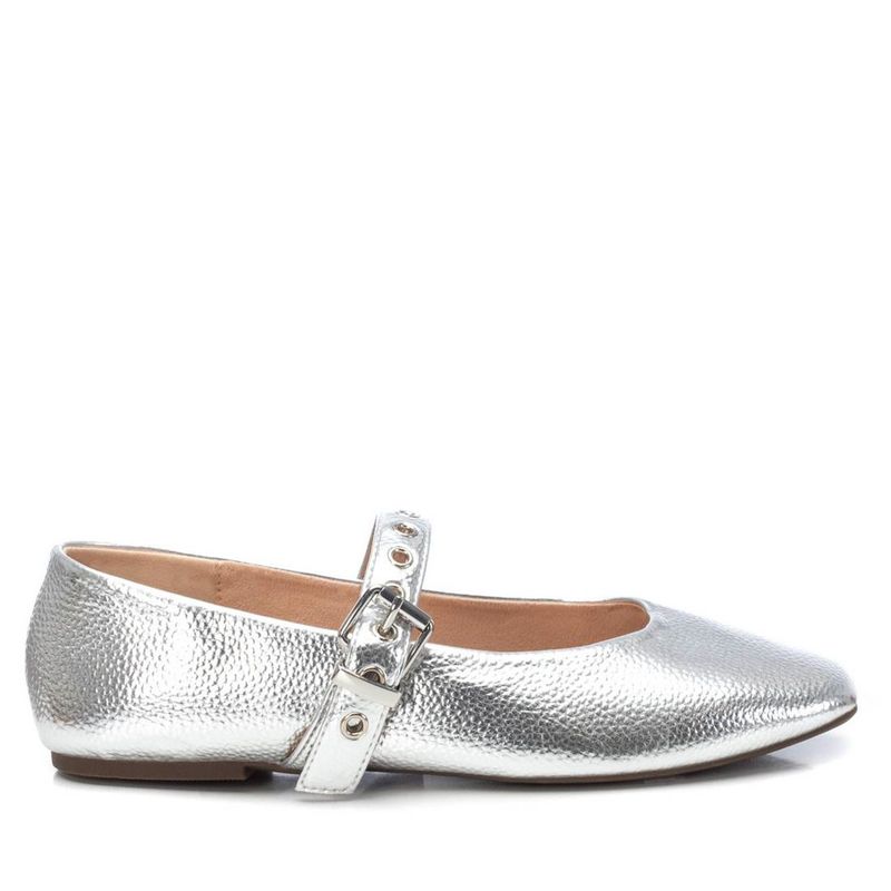 XTI - Zapato Casual Mujer Plateado Xti