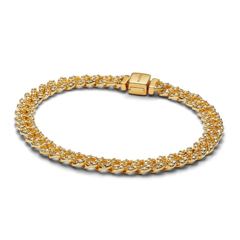 Brazalete Cubana Mujer Dorado 16