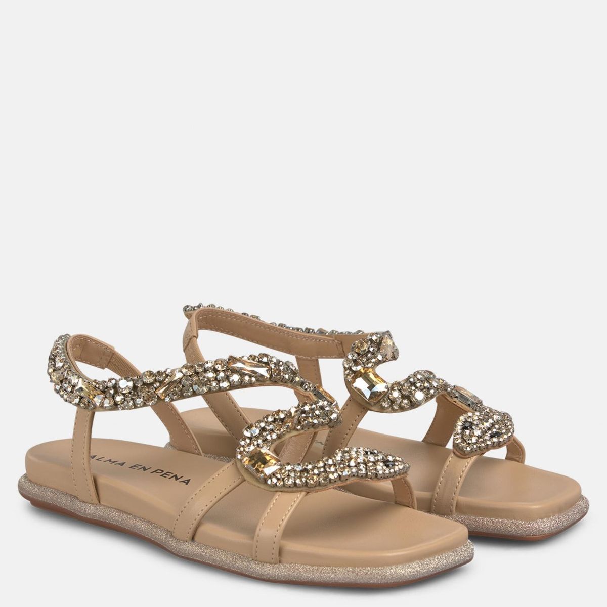 ALMA EN PENA - Sandalia Mujer Café Alma En Pena