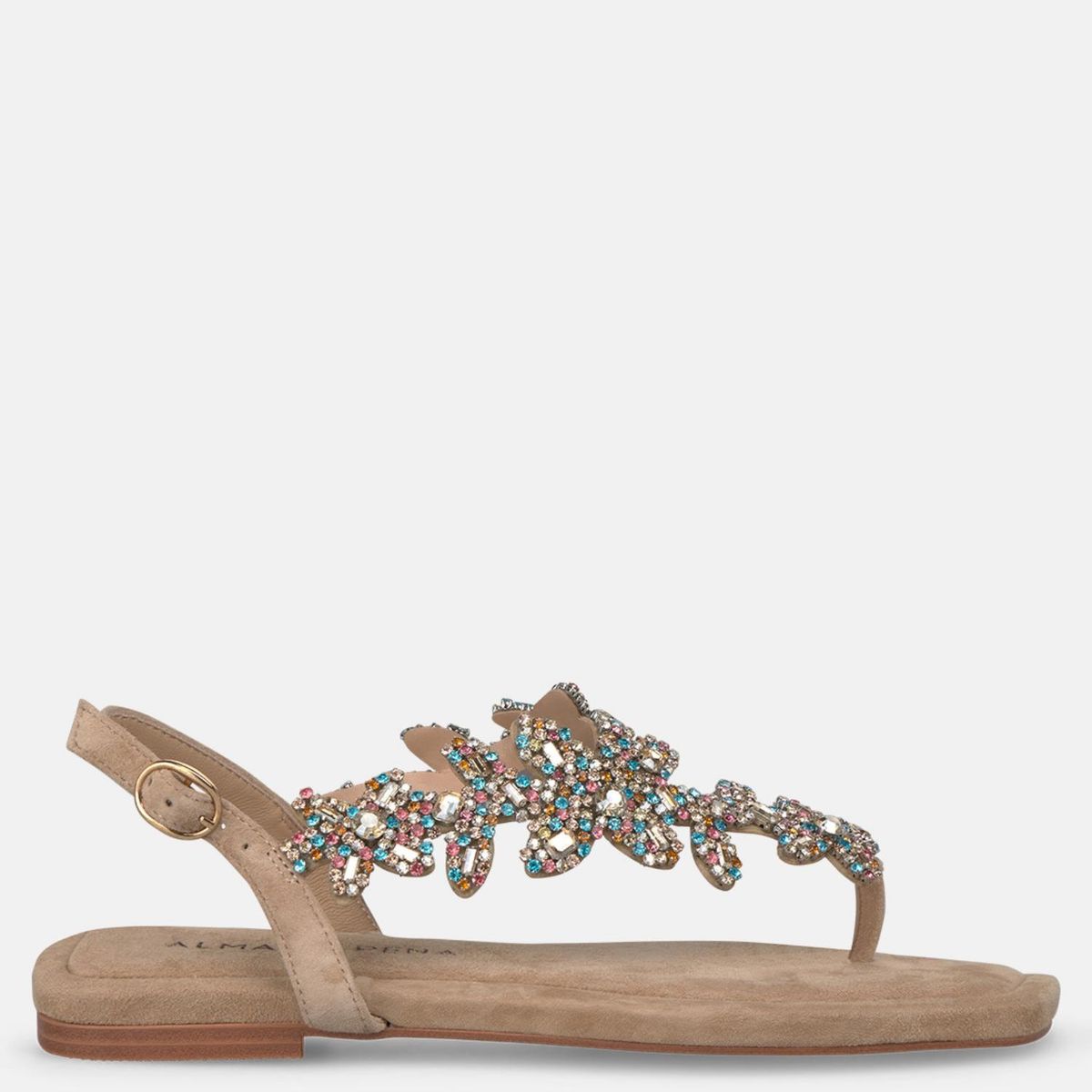 ALMA EN PENA - Sandalia Mujer Café Alma En Pena