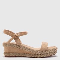 Sandalia Mujer Beige