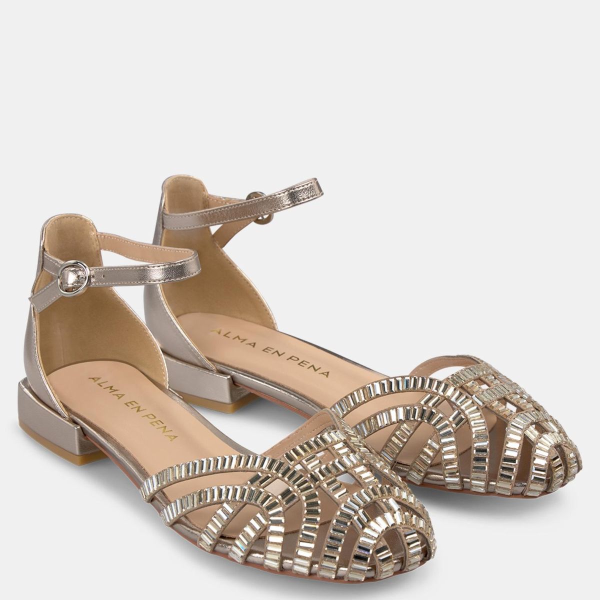 ALMA EN PENA - Zapato Casual Mujer Dorado Alma En Pena