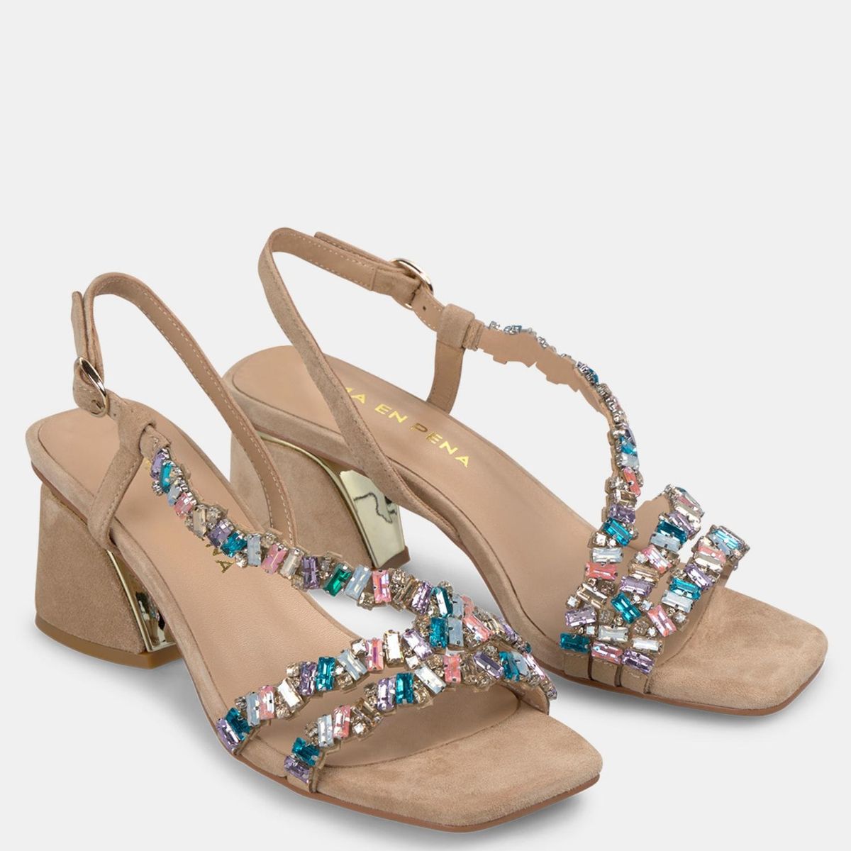 ALMA EN PENA - Sandalia Mujer Beige Alma En Pena