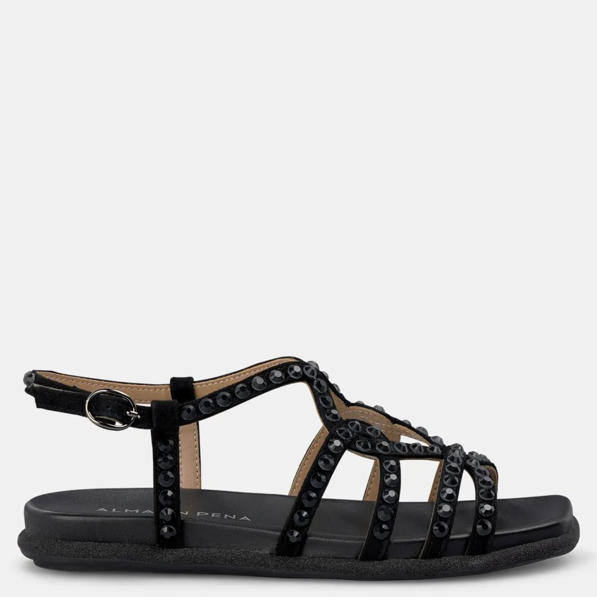 ALMA EN PENA - Sandalia Mujer Negro Alma En Pena