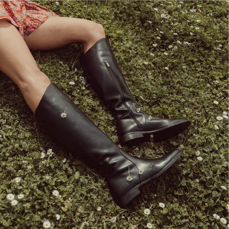 URCO - Bota Caña Alta Mujer Negra Urco