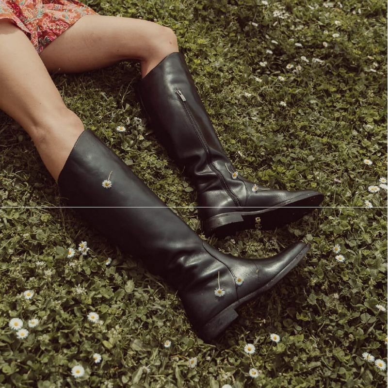 URCO - Bota Caña Alta Mujer Negra Urco