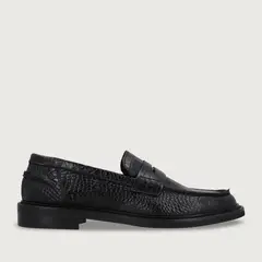 URCO - Mocasín Mujer Cuero Negro