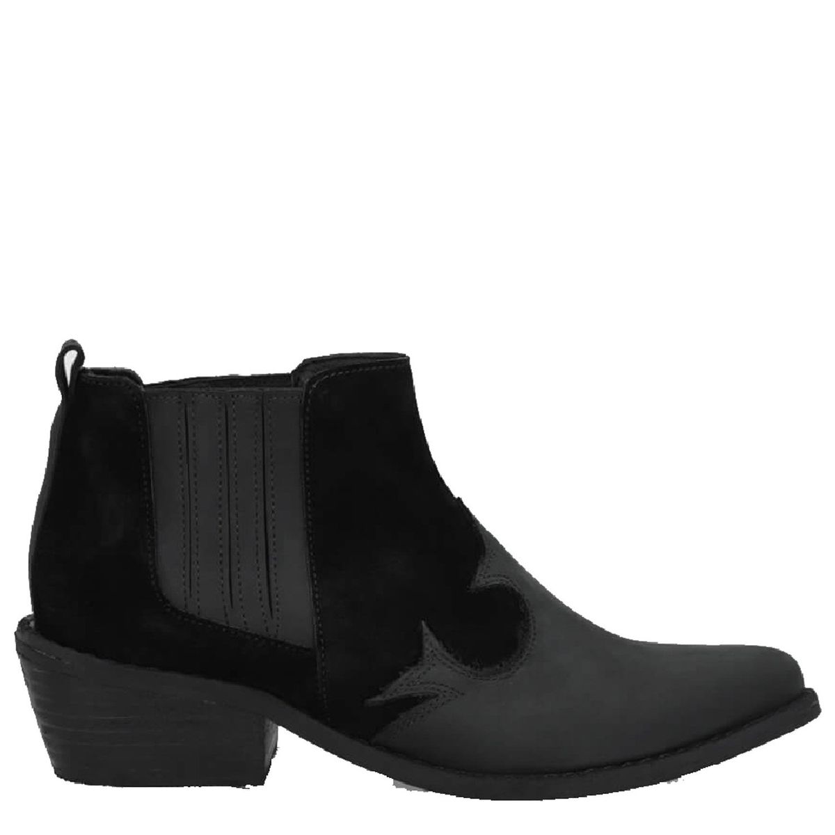 URCO - Botín Mujer Cuero Negro Urco