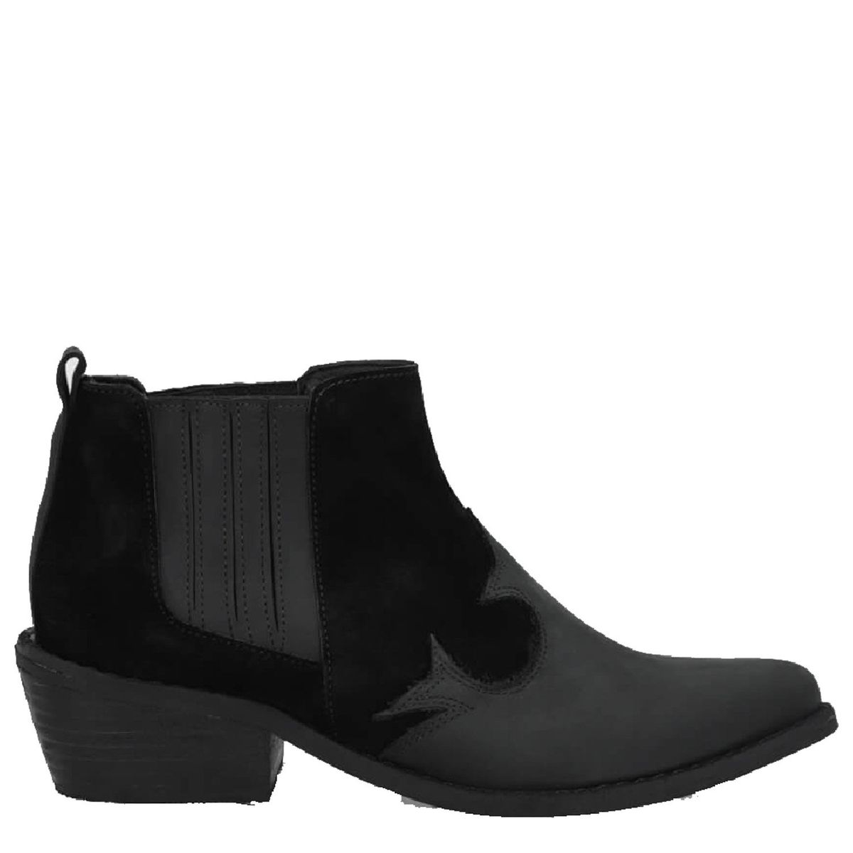 URCO - Botín Mujer Cuero Negro Urco