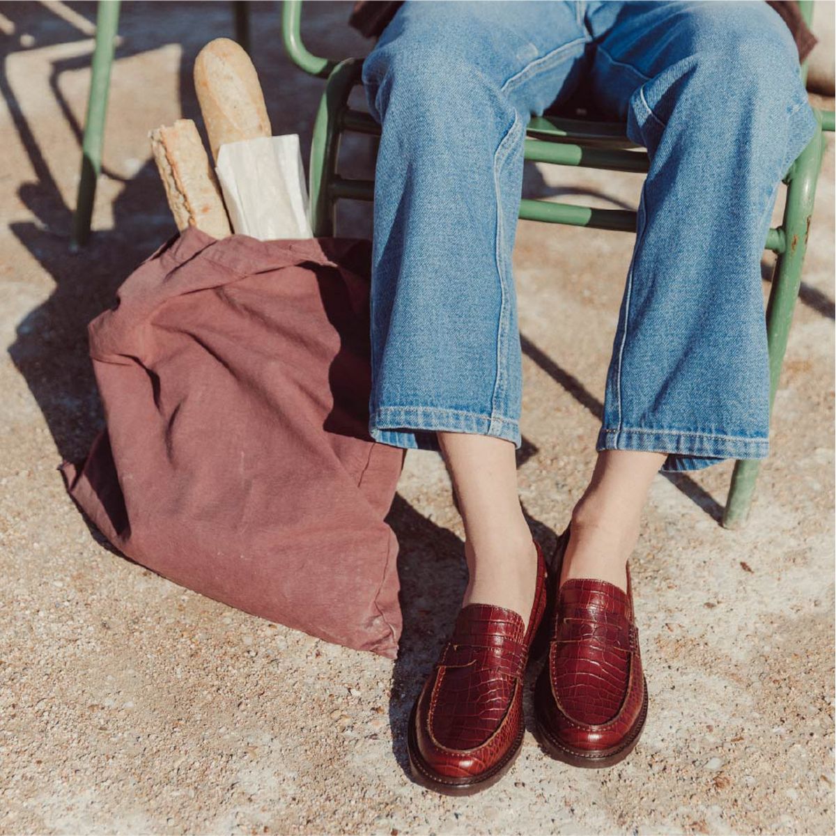 URCO - Mocasín Mujer Cuero Café Urco