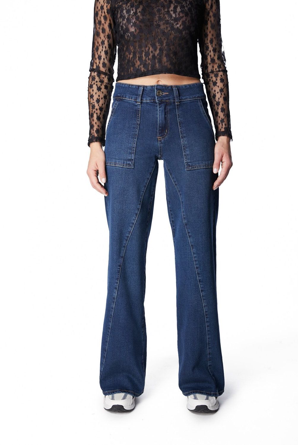 EFESIS - Efesis Jeans mujer palazzo alto
