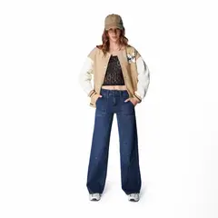 EFESIS - Jeans mujer palazzo alto