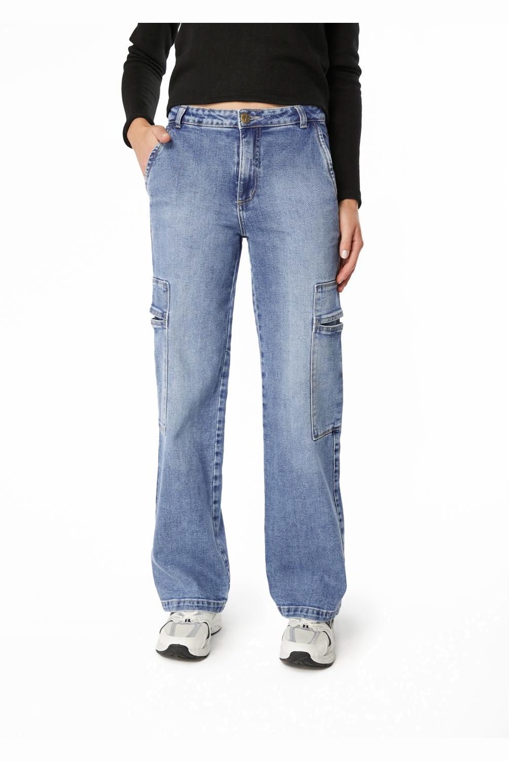 EFESIS - Efesis Jeans mujer wide leg alto