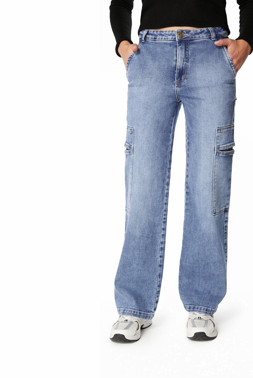 EFESIS - Efesis Jeans mujer wide leg alto