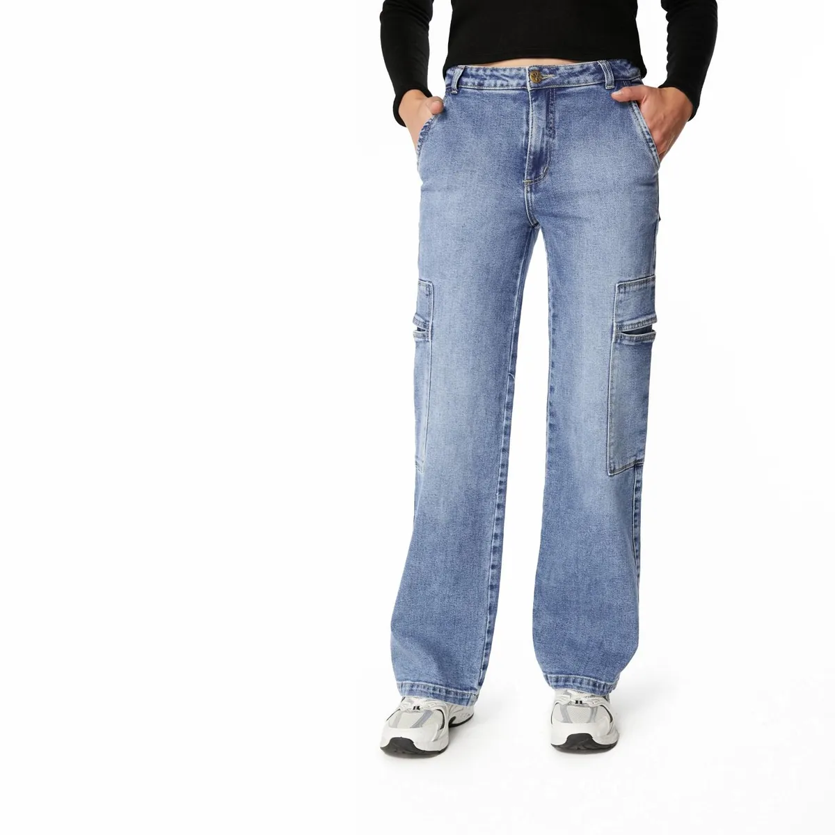 EFESIS - Efesis Jeans mujer wide leg alto