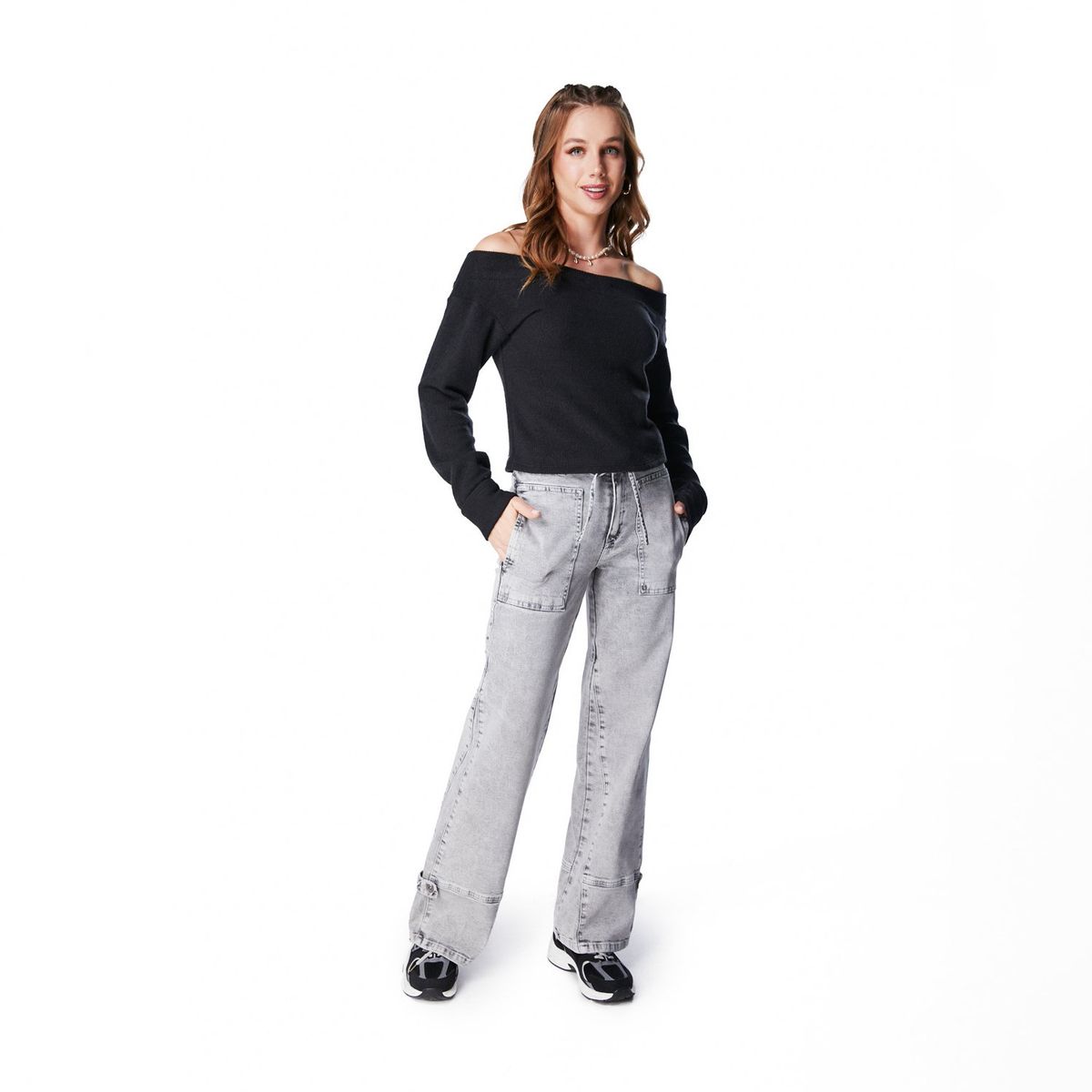 EFESIS - Efesis Jeans mujer wide leg alto