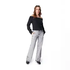 EFESIS - Jeans mujer wide leg alto