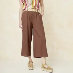 S COCCI - Pantalón Tiro Alto Lino Mujer S.Cocci