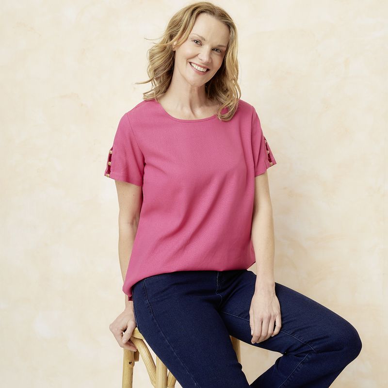S COCCI - Blusa Mujer Manga Corta S.Cocci
