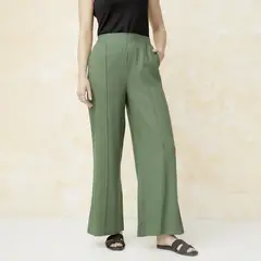 S COCCI - Pantalón Tiro Alto Lino Mujer S.Cocci