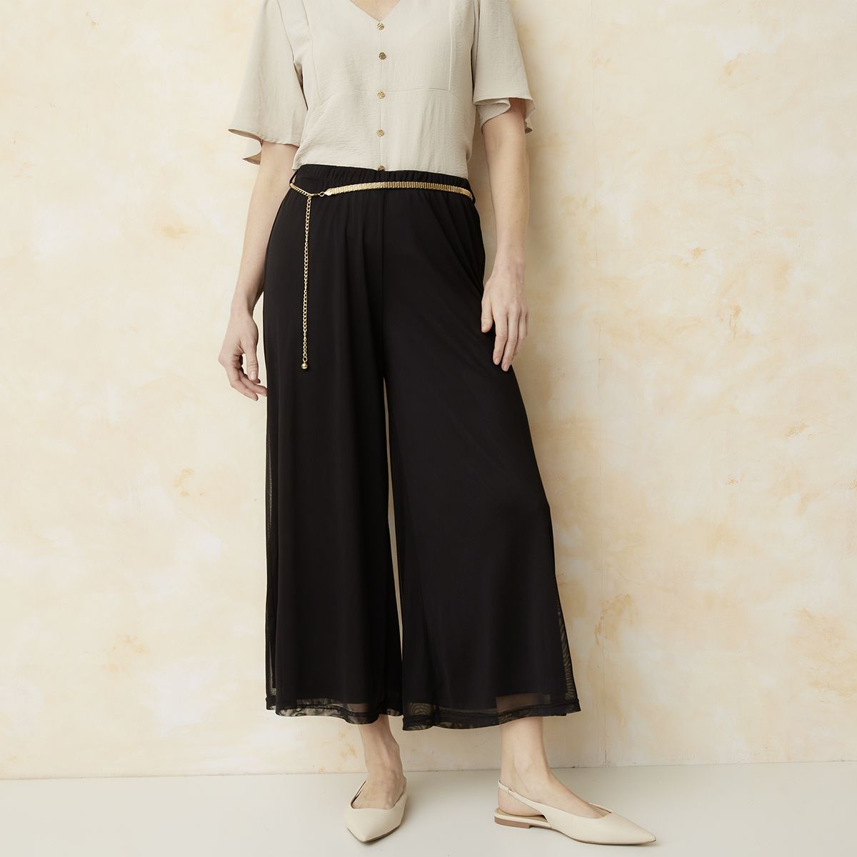 S COCCI - Pantalón Tiro Alto Mujer S.Cocci