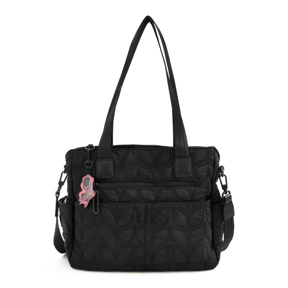 AMPHORA - Cartera Dos Asas Trinidad Negro Mujer Amphora