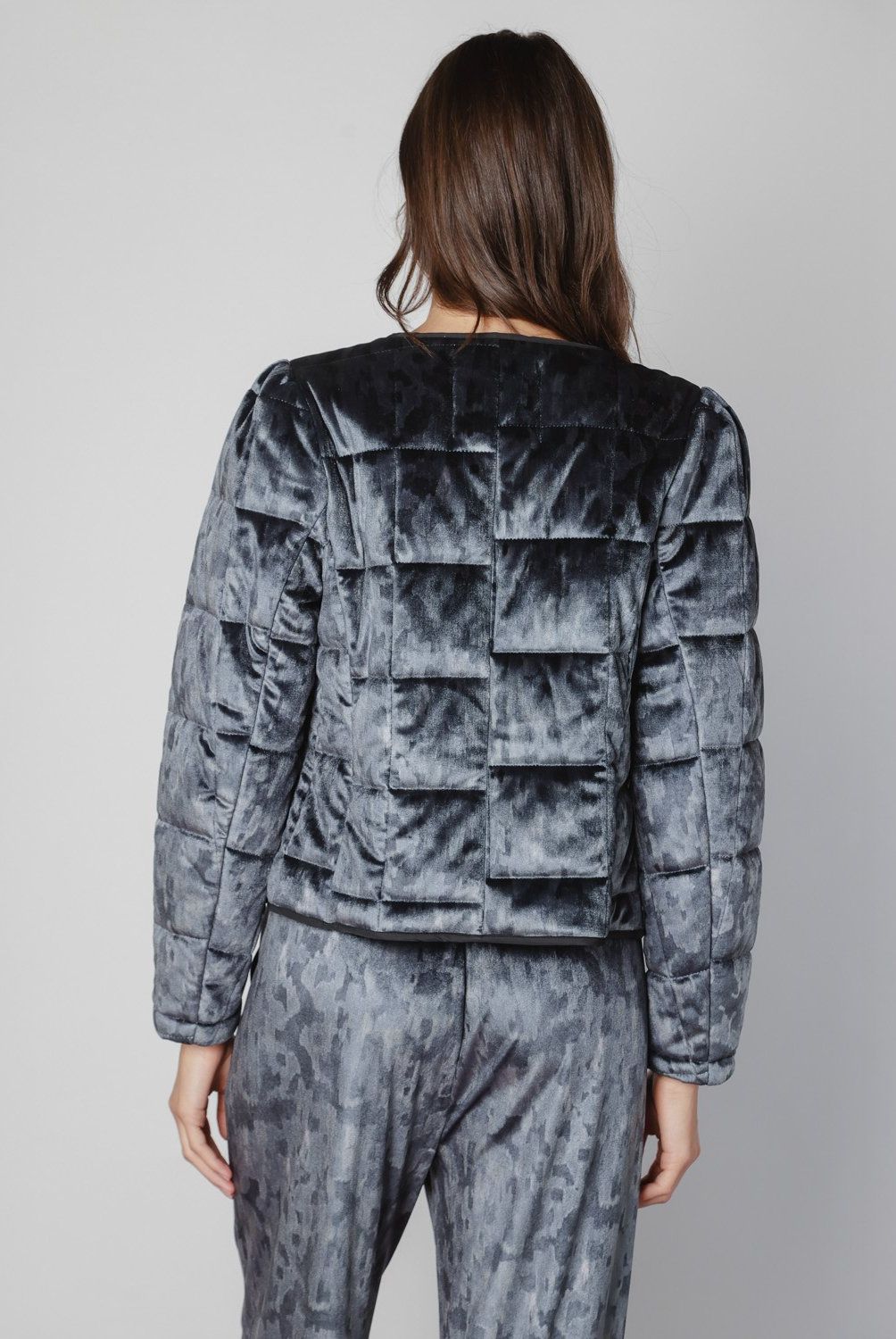 SINGOLARE - Chaqueta Velour Mujer Singolare