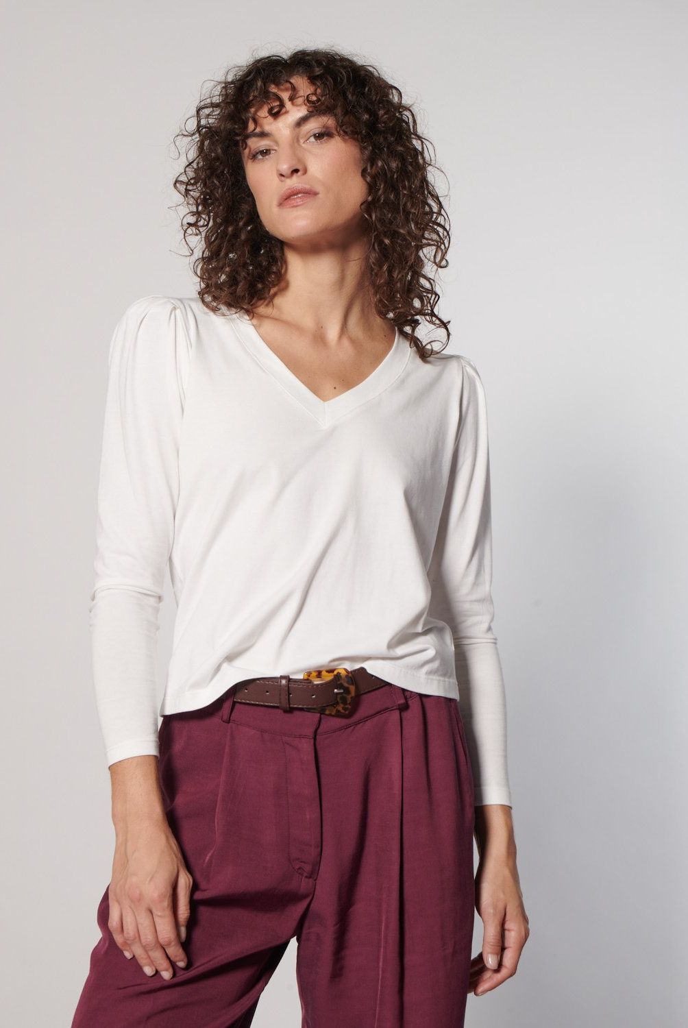 SINGOLARE - Polera Cassie Vint Mujer Singolare