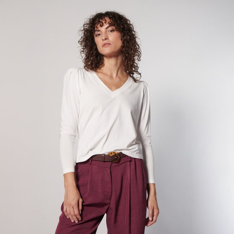 SINGOLARE - Polera Cassie Vint Mujer Singolare