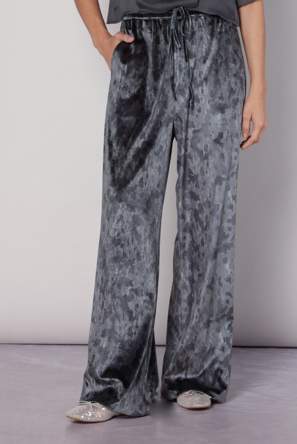 SINGOLARE - Pantalon Velour Mujer Singolare