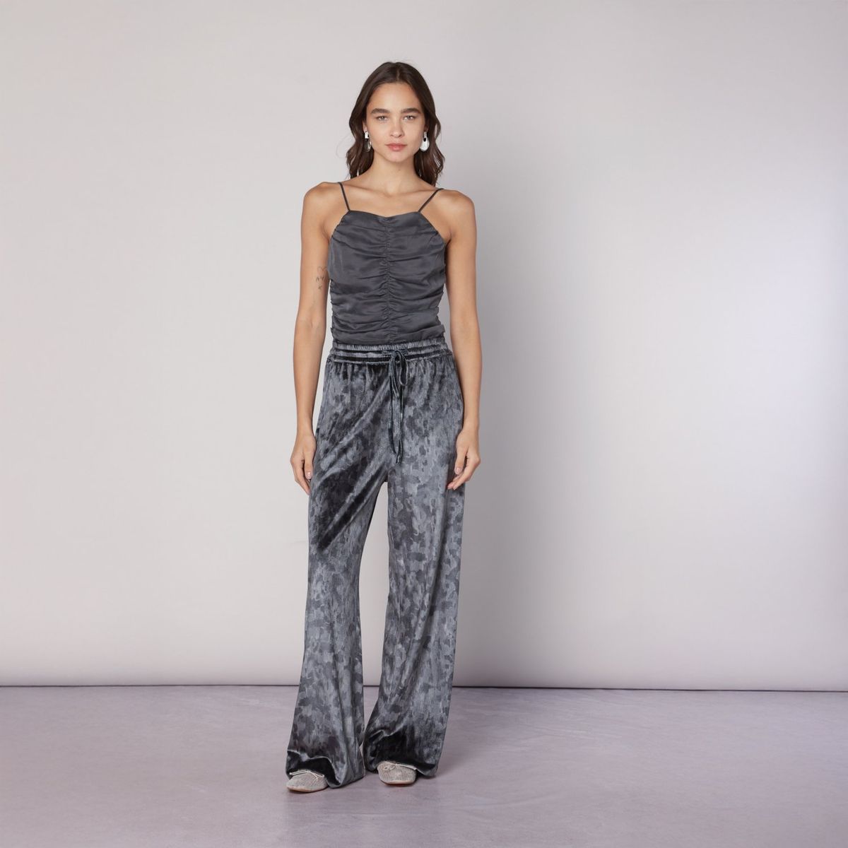 SINGOLARE - Pantalon Velour Mujer Singolare