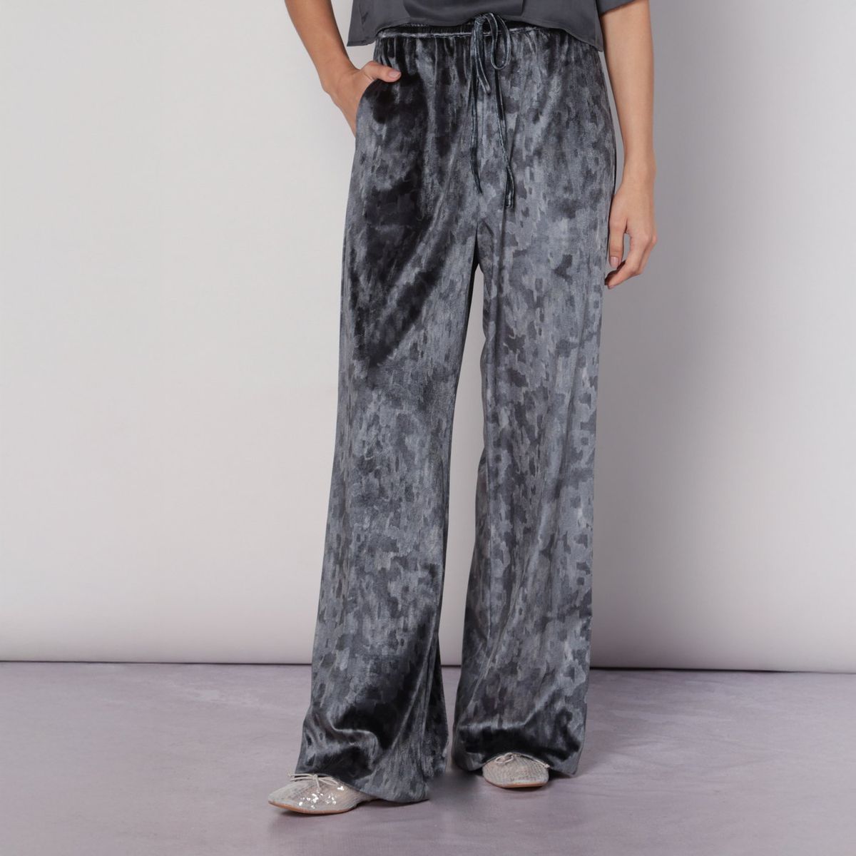 SINGOLARE - Pantalon Velour Mujer Singolare