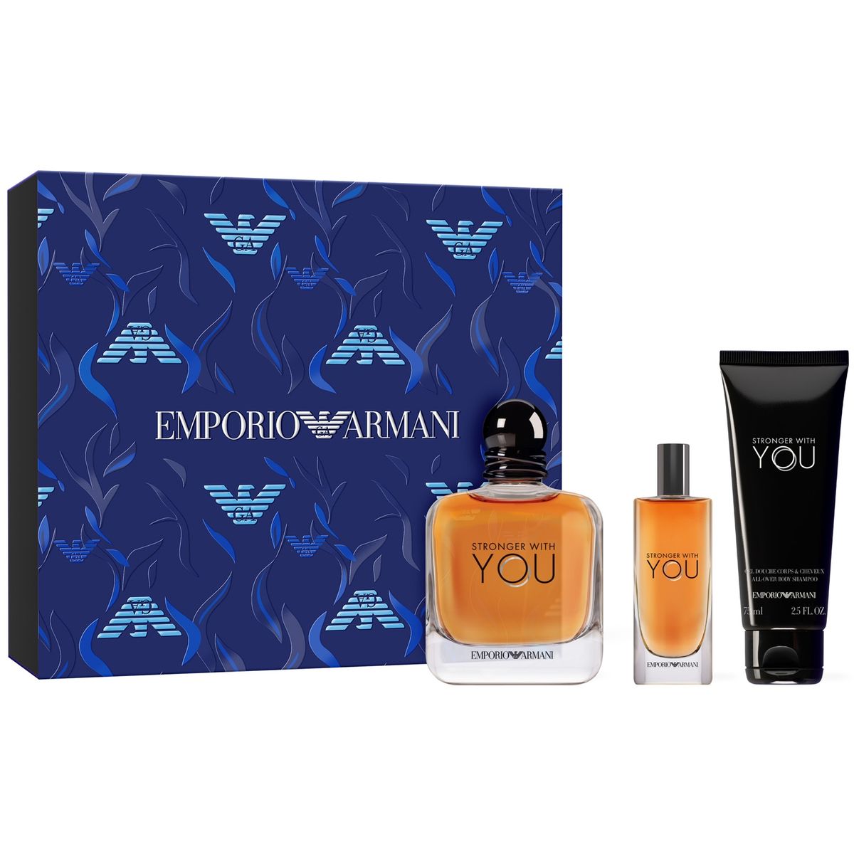 GIORGIO ARMANI - Perfume Hombre Emporio Stronger With You Eau de Toilette 100ml + 15ml + Gel de Ducha 75ml Giorgio Armani
