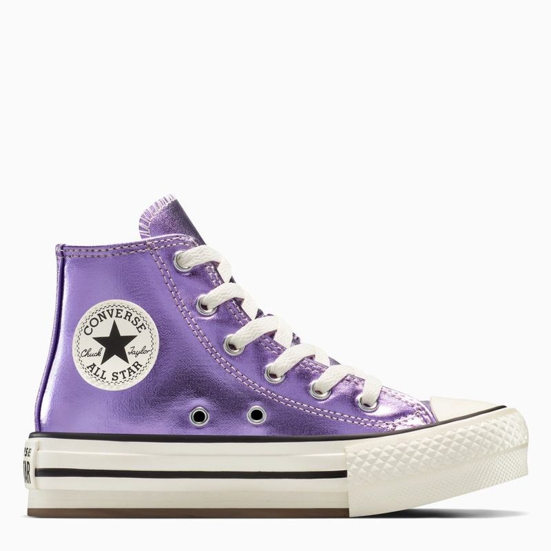 CONVERSE - Eva Lift Zapatilla Urbana Niña Morado (27 A 35) Converse
