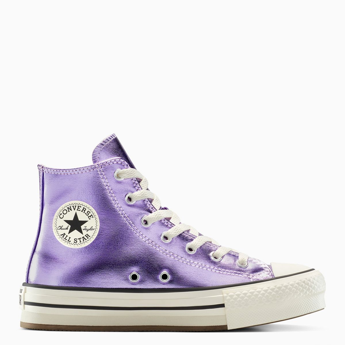 CONVERSE - Eva Lift Zapatilla Urbana Niña Morado (36 A 40) Converse