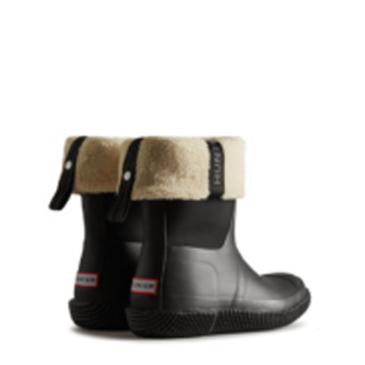HUNTER - Sherpa Enrollable Bota Mujer Negro Hunter